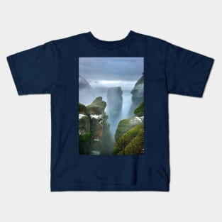 Winter in Meteora Kids T-Shirt